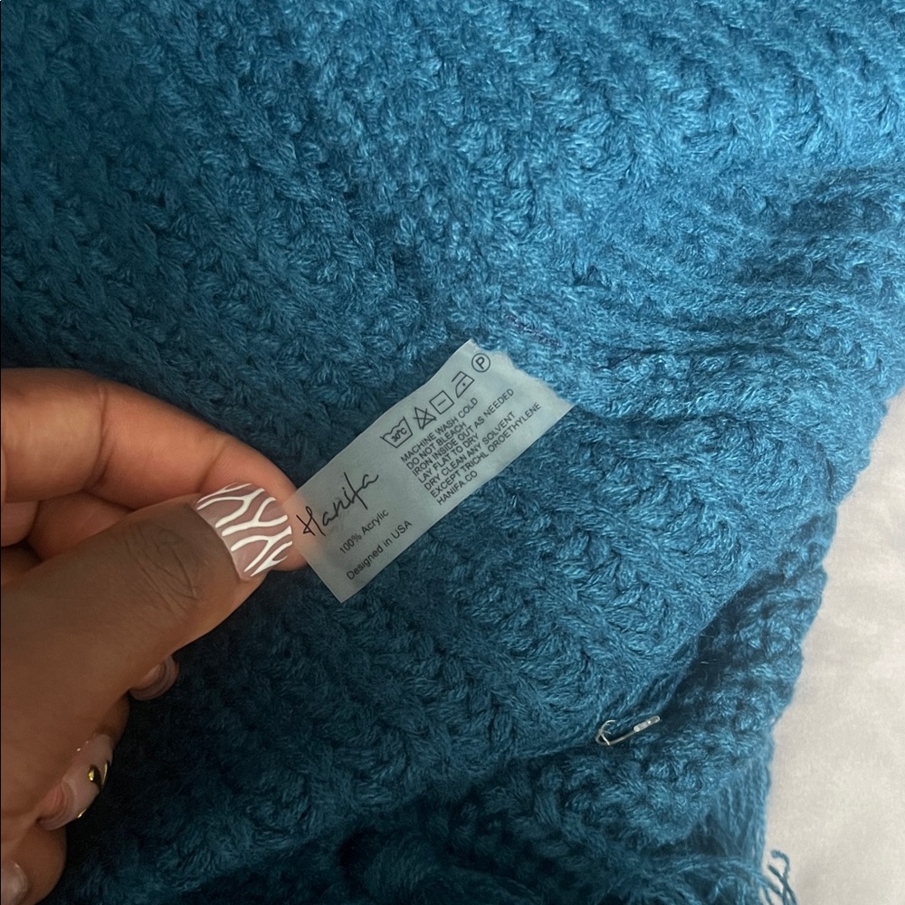 Hanifa Blue Sweater - Picture 2 of 3
